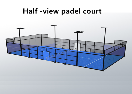 Good place for fitness exercise: {classic Padre Court}, high durability